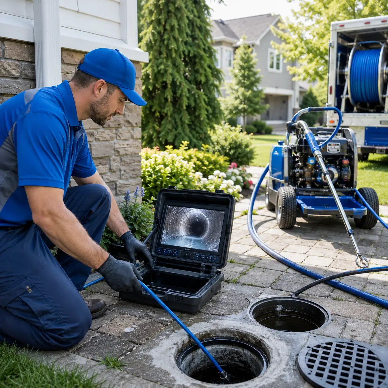 Outdoor drain cleaning professionals serving Eastport, MI