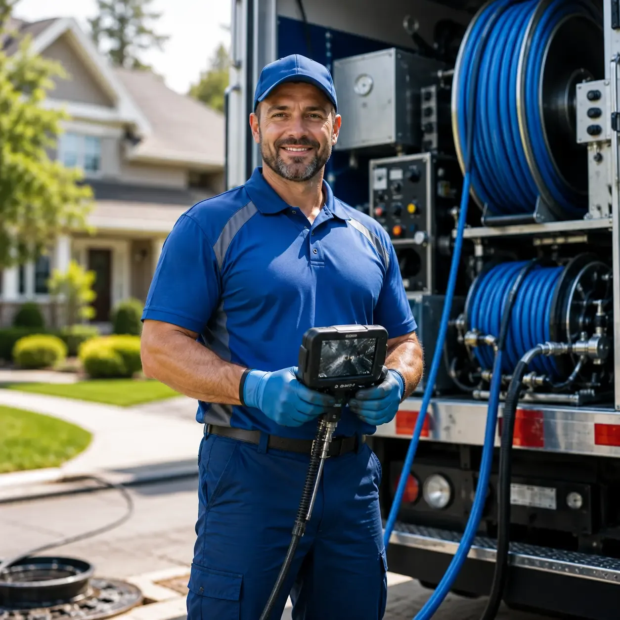 Local outdoor drain cleaning specialists in Eastport, MI